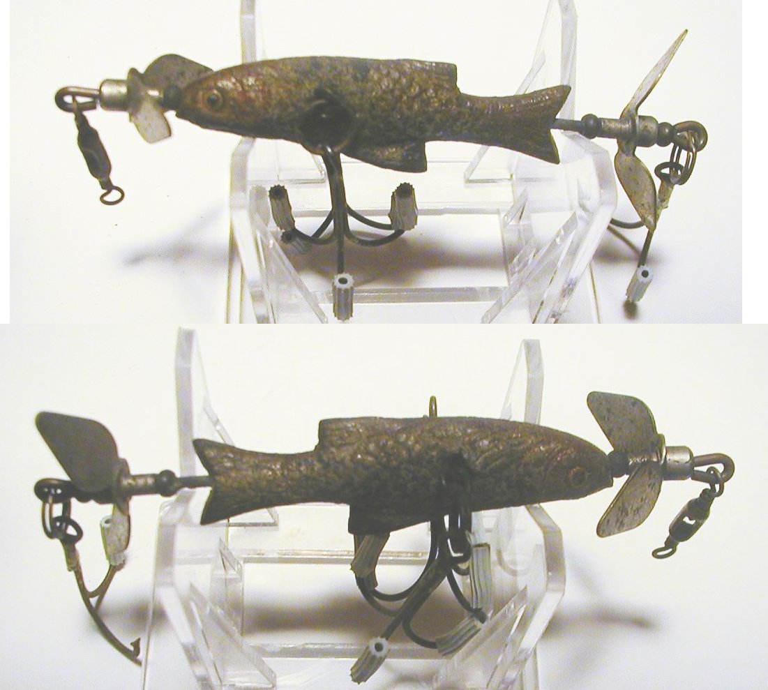 Sold at Auction: Ed. Wood Bait Co. #100 Crab Crawler Fishing Lure